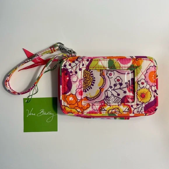 Vera Bradley Smartphone Wristlet in Retired Clementine Print (NWT) - Picture 3 of 6